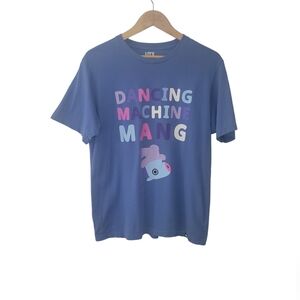 UNIQLO x BT21 BTS Dancing Machine Mang Graphic Shirt Size Large Unisex